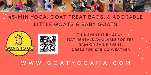 Mother’s Day Goat Yoga & New Babies