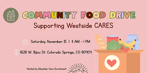 Food Drive for Westside CARES