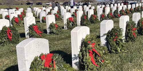 Wreaths Across America Day at the Veterans' Cemetery