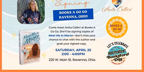 Meet Me In Marco Author Signing - Books A Go GO