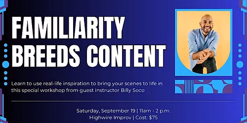 Guest Workshop: Familiarity Breeds Content