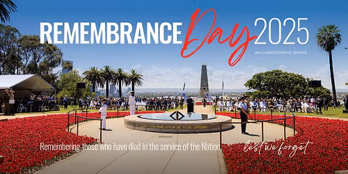 Remembrance Day 2025 \u2013 WA Commemorative Service 