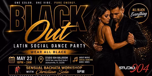 Black Out Latin Dance Party
