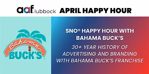 Sno\u00ae  Happy Hour with Bahama Buck's