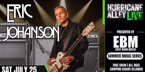 Hurricane Alley LIVE Presents: Eric Johanson