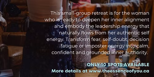 Embodied Leadership Retreat for Women