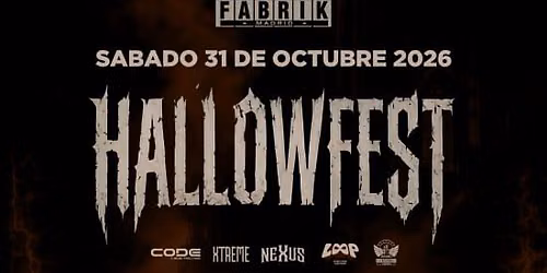 HALLOWFEST 2026 En FABRIK