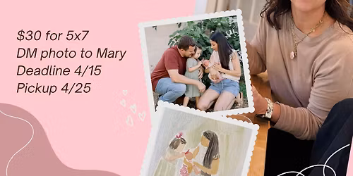 Mother\u2019s Day Watercolor Portraits with Mary Randall