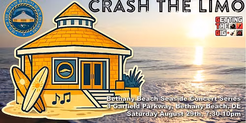 \ud83c\udfb6\ud83c\udf0a"Crashing" the Beach -- Crash the Limo in Bethany Beach!\ud83c\udf0a\ud83c\udfb6