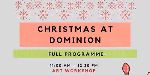 \ud83c\udf84 Christmas at Dominion! \ud83c\udf84