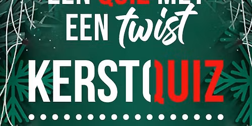 Pubquiz & Speciaalbierbar Caf\u00e9 - Kerst Editie