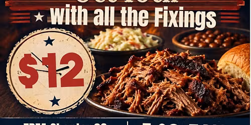 Pulled Pork Fundraising meal
