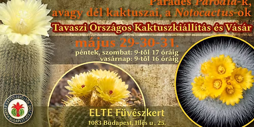 Tavaszi Orsz\u00e1gos Kaktuszki\u00e1ll\u00edt\u00e1s \u00e9s V\u00e1s\u00e1r