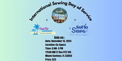 International Sewing Day of Service