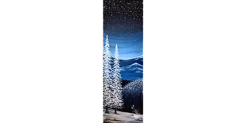 Snowy Evergreens - Paint and Sip in Denver | Classpop!\u2122