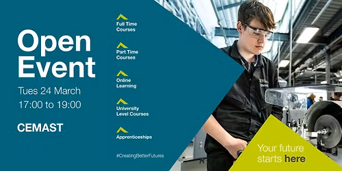 CEMAST\/CETC Open Event - Tuesday 24th March 2026