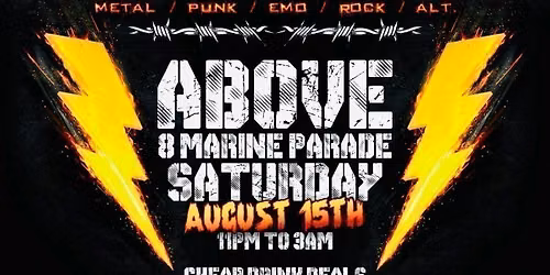 Guerilla Rocks - 20th Anniversary Party! Saturday 15th August @ Above