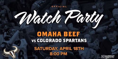 Omaha Beef vs Colorado Spartans Official Watch Party!