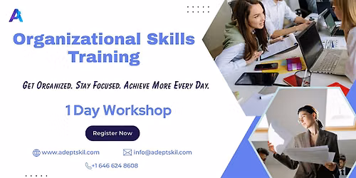 Organizational Skills Training \u2013 Waterloo, ON | In-Person & Live Virtual