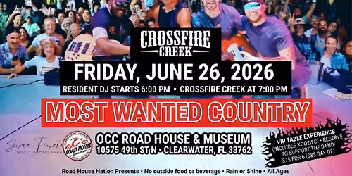 Free Live Music: Local's Night- Crossfire Creek