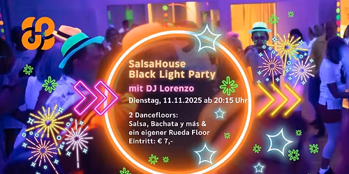SalsaHouse Black Light Party