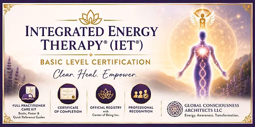 Integrated Energy Therapy\u00ae(IET\u00ae) Basic Certification