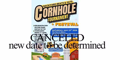 Backyard Beats and Eats Cornhole Tournament and Festival