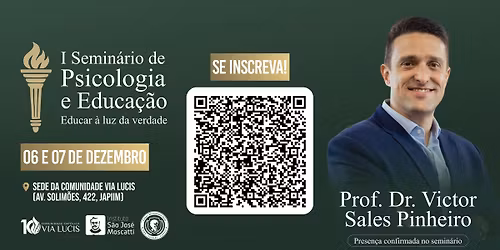 Semin\u00e1rio de Psicologia e Educa\u00e7\u00e3o com Prof. Victor Sales