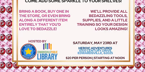 Bedazzle a Book Event