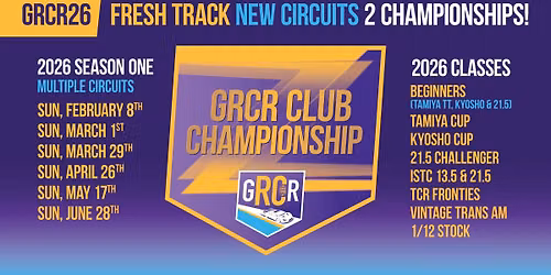 2026 GRCR Club Championship - Season One
