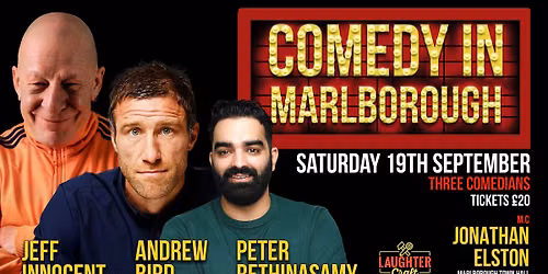 September's Comedy in Marlborough