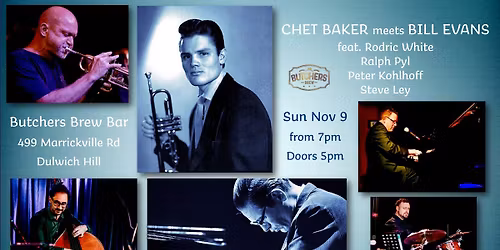 CHET BAKER MEETS BILL EVANS: THE RODRIC WHITE QUARTET feat. RALPH PYL - LIVE AT BUTCHERS BREW BAR!