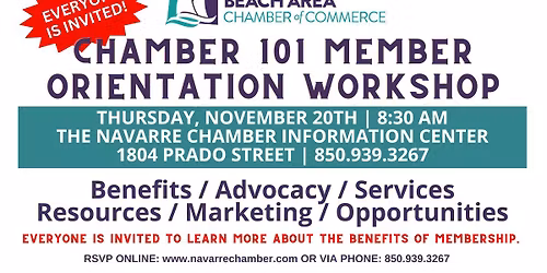 Chamber 101 Member & Prospective Member Orientation Workshop