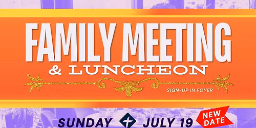 CrossWind: Family Meeting & Luncheon