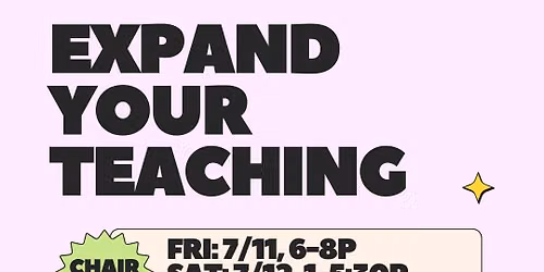 Expand your teaching