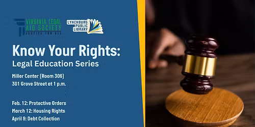 Know Your Rights: Legal Education Series