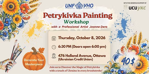 PETRYKIVKA PAINTING WORKSHOP \u2014 Decorating the Pumpkins