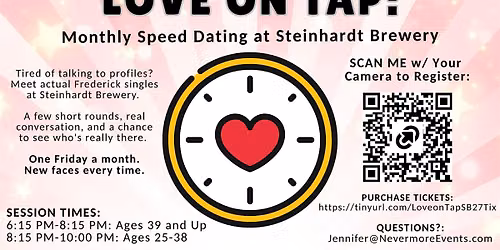 LOVE ON TAP: A Speed Dating Event @ Steinhardt Brewery