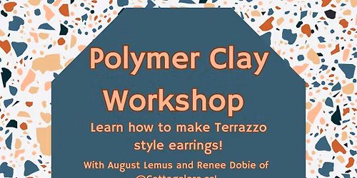 Polymer Clay Workshop - Terrazzo Style Earrings