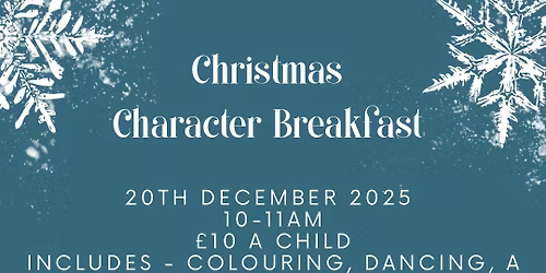 Christmas Character Breakfast \u2744\ufe0f