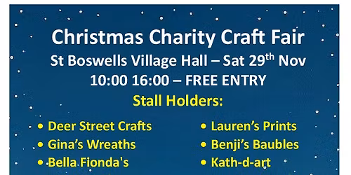 Christmas Charity Craft Fair