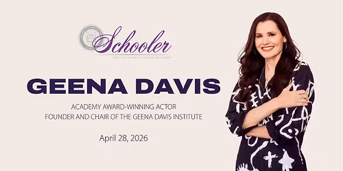 Schooler Lecture ft. Geena Davis