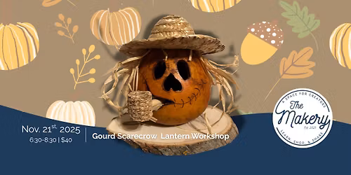 Create Your Own Gourd Lantern: Scarecrow Editions 