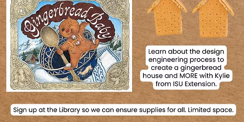 Gingerbread House Building with ISU Extension