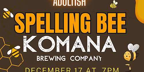 Adultish Spelling Bee