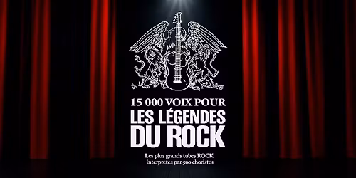 15 000 Voix Pour Les L\u00e9gendes du Rock - L\u2019Acclameur \u2013 Niort (79)