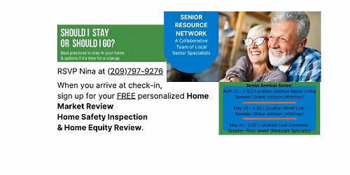 Should I Stay or Should I Go? Senior Housing Seminar