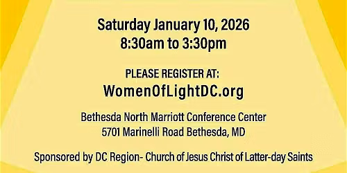 DC Regional Relief Society Conference