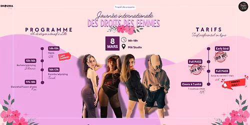 \u2728 8 MARS | DANSE EXP\u00c9RIENCE EXCLUSIVE FEMMES \u2728