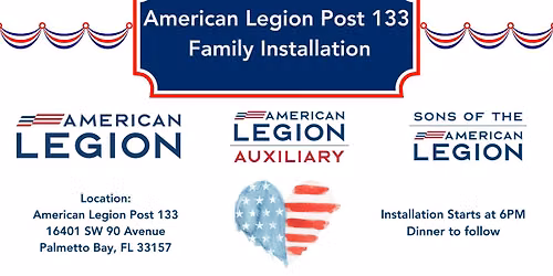 American Legion Family Installation of Officers